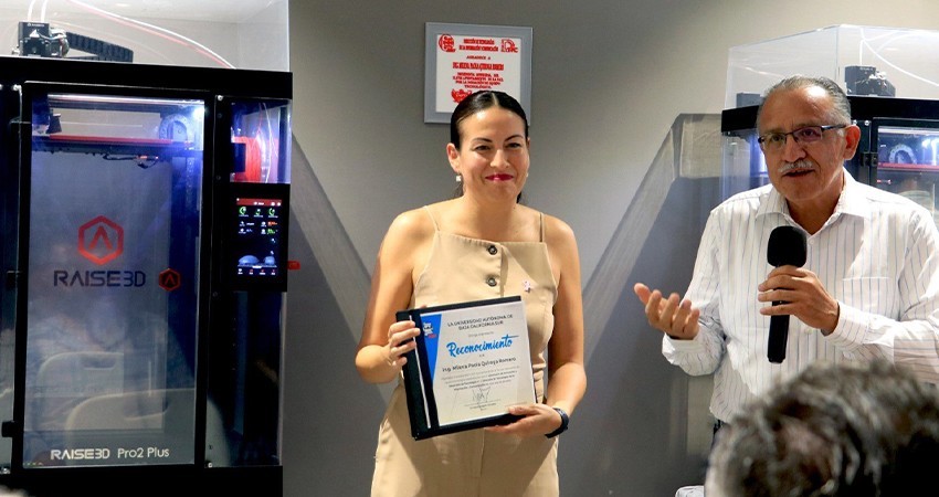 Recibe UABCS impresora 3D en donación por parte del Ayuntamiento de La Paz