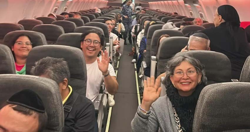 Despega de Israel primer vuelo con mexicanos
