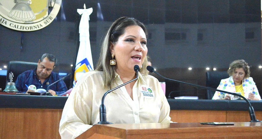 Evidencia la legisladora Marbella González falta de acuerdos en el Congreso de BCS