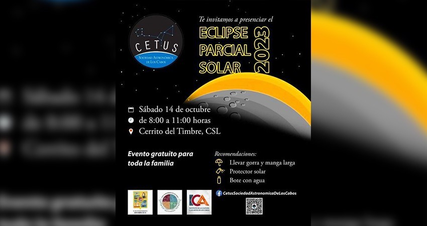 Invitan a la población al Eclipse parcial del sol
