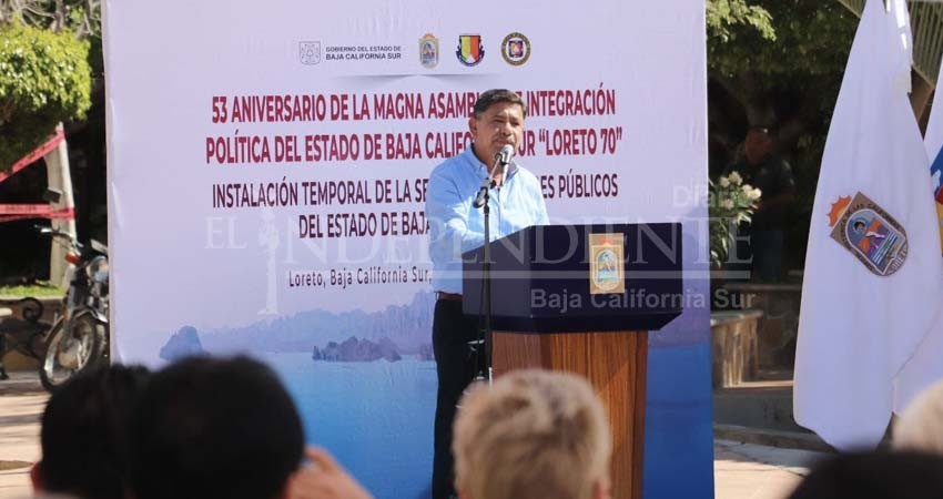 “Loreto 70”, movimiento que marca el nacimiento del estado y las instituciones EN BCS: Homero Davis