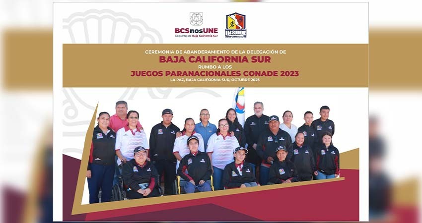 Delegación sudcaliforniana lista para los paranacionales CONADE 2023; realizarán ceremonia de abanderamiento en el CRIT BCS