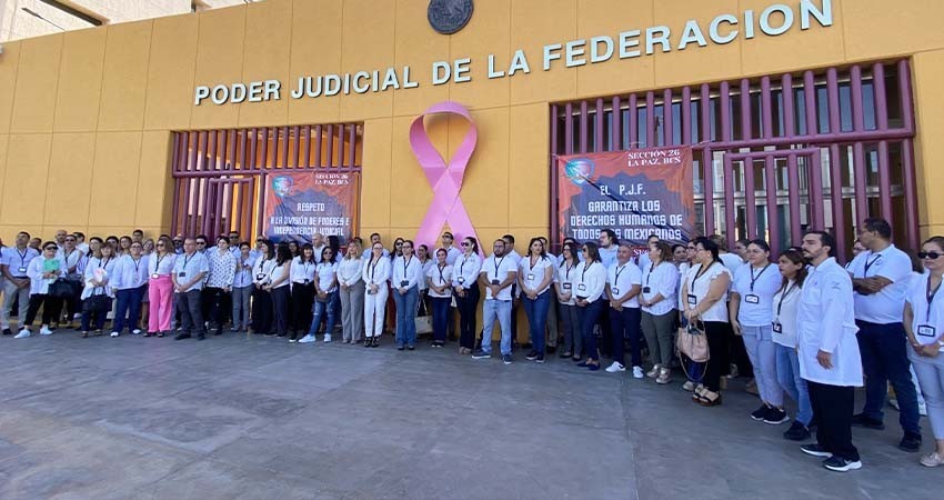 Trabajadores del Poder Judicial de la Federación se van a paro