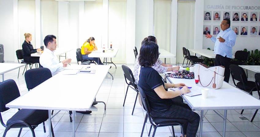 Imparten curso “ejecución de sanciones” para agentes de ministerio público