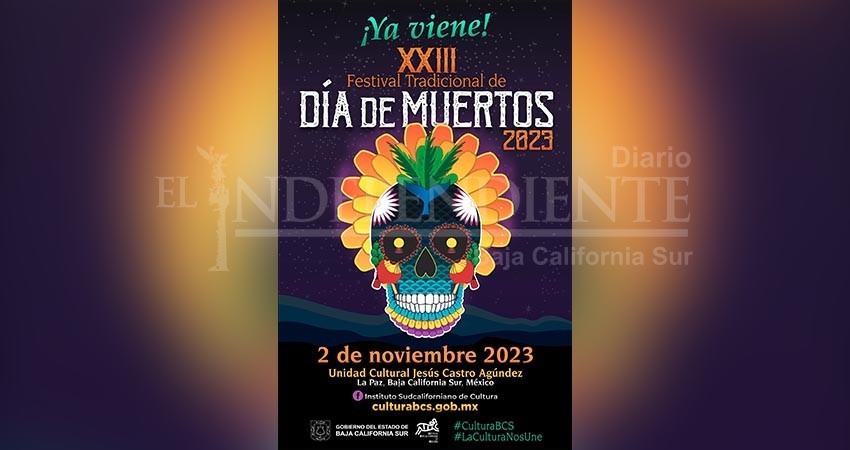 Todo listo para festival tradicional de día de muertos 2023