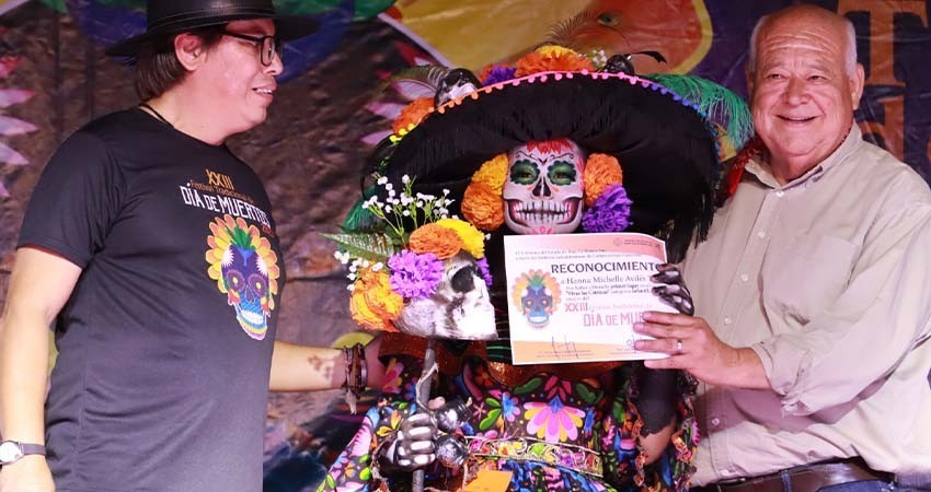 Gran éxito de la edición 23 del Festival Tradicional de día Muertos