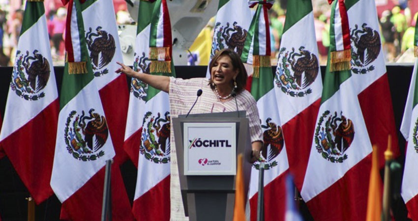 Xóchitl Gálvez emuló discurso de Colosio; dijo que México aún tiene ‘hambre y sed de justicia’