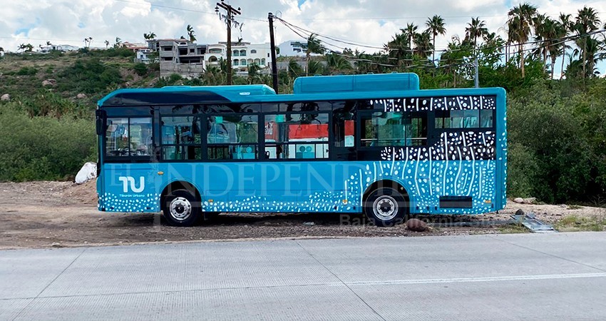 “Desconoce” alcaldesa de La Paz el costo de las nuevas unidades de transporte público