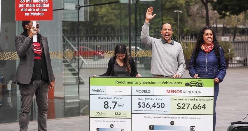 ONGs exigen un etiquetado de contaminantes en vehículos nuevos