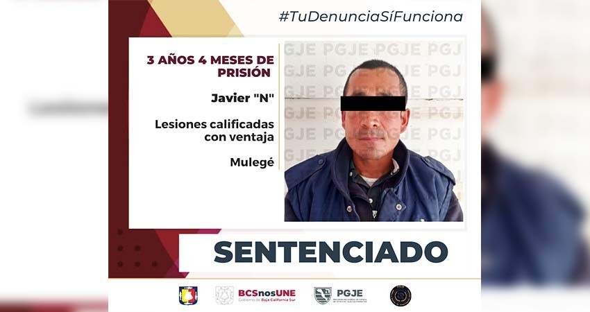 Sentencia a más de 3 años de prisión contra culpable de lesiones calificadas