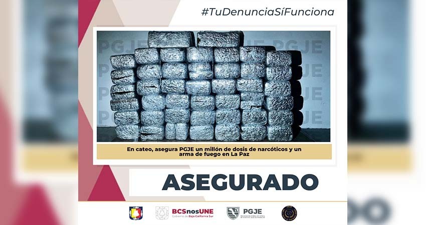 1 millón de dosis de narcóticos fueron aseguradas en La Paz