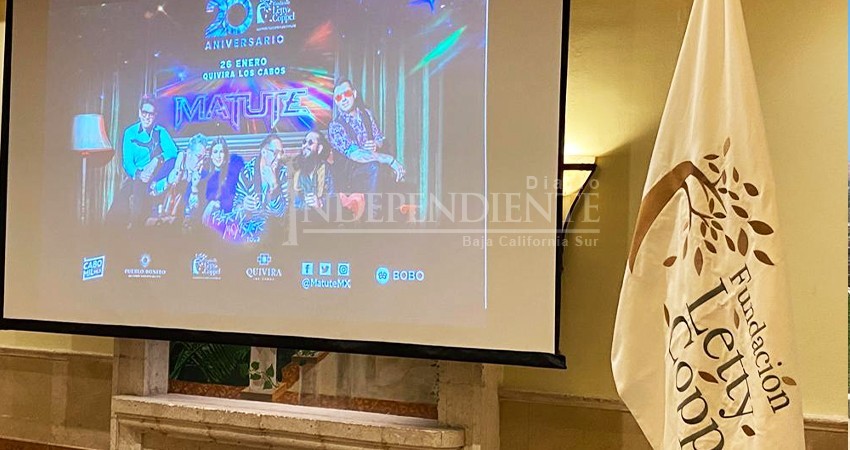 Con presentación del grupo "Matute" celebrará Fundación Letty Coppel su 20 aniversario   7