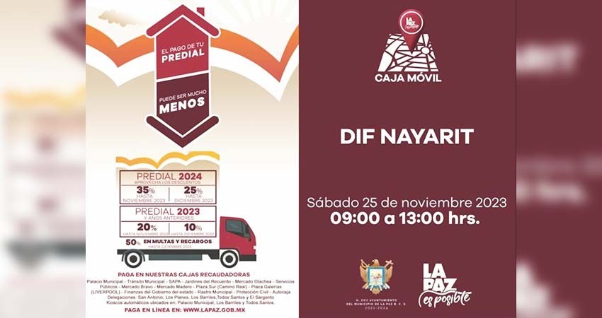 También puedes pagar el Predial en sábado