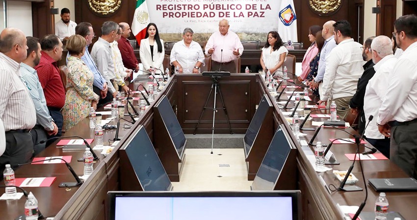 Busca el gobierno de BCS, modernización de procesos registrales