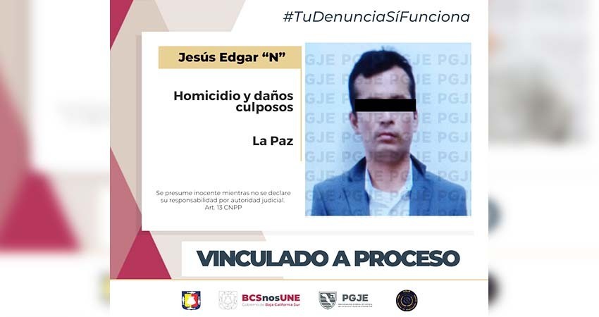 Por homicidio y daños culposos vinculan a proceso a Jesús “N”