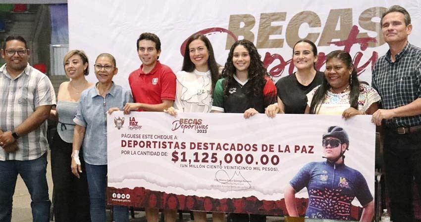 Este martes entregan segunda parte de becas a deportistas destacados de La Paz