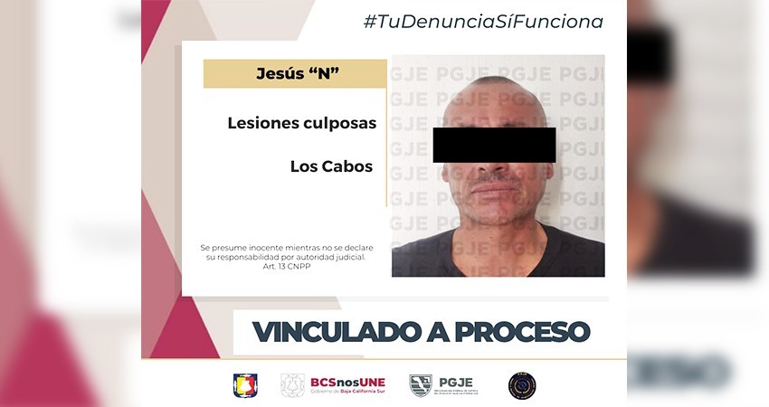 Por lesiones culposas queda vinculado a proceso Jesús “N”
