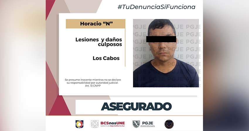 Ante la justicia Horacio “N” por su probable comisión de delito de lesiones y daños culposos