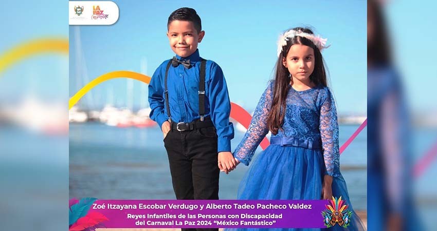 Zoé y Alberto, los Reyes Infantiles de las personas con discapacidad