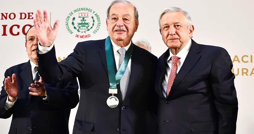 AMLO celebró que Slim pague 530 millones de dólares en campo petrolero