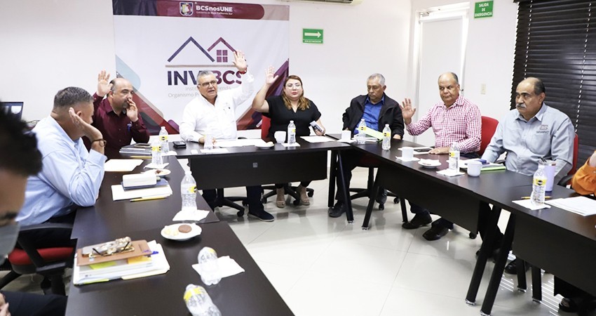Se llevó a cabo reunión ordinaria del consejo del instituto de vivienda de BCS