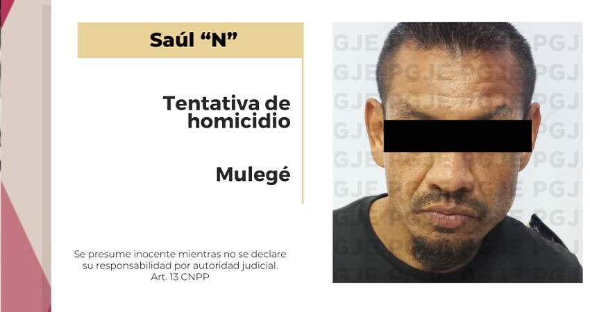 La PGJE logra vinculación a proceso contra imputado por tentativa de homicidio