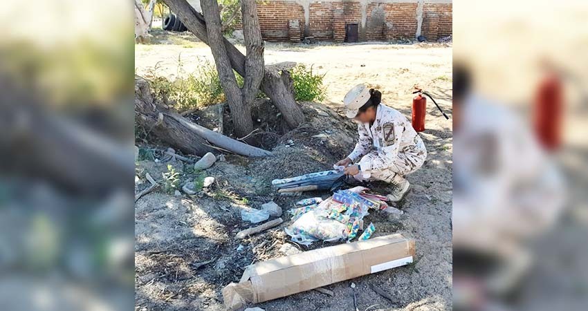 Aseguran más de 56 kilos de pirotecnia en cruceros y centros comerciales en La Paz