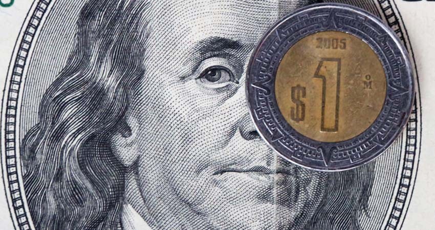 Peso mexicano borra pérdidas iniciales con la mira puesta en inflación de EU