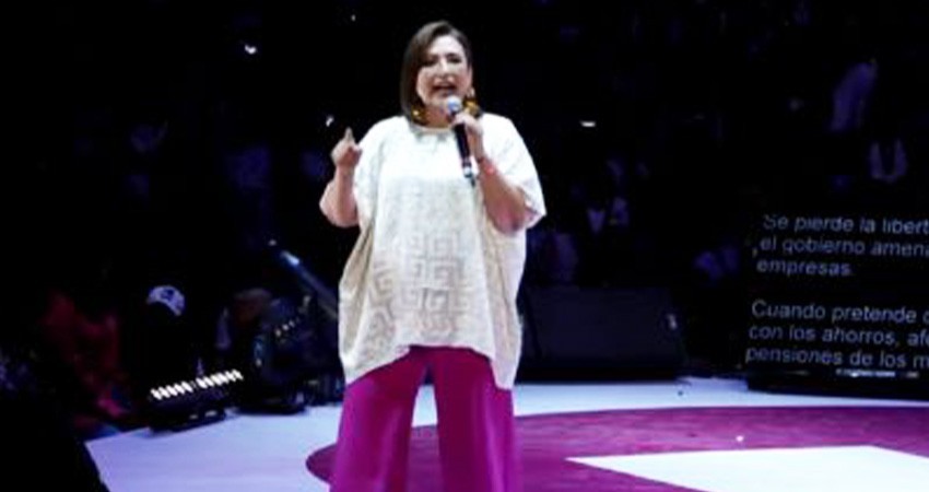 Xóchitl Gálvez pide al INE y a TEPJF garantizar voto libre y elecciones limpias