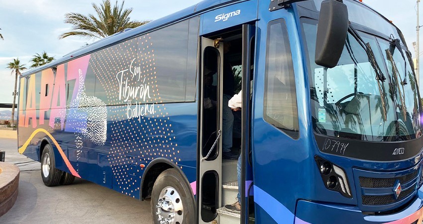 Invierte el Ayuntamiento de La Paz 4 mdp en un nuevo camión para deportistas paceños