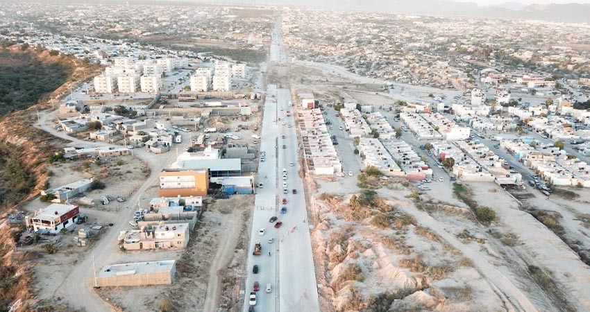 Reportan avance del 80% en la pavimentación del bulevar Tamaral de CSL