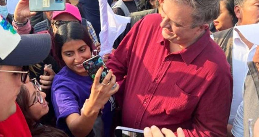 Tras críticas y denuncias, Ebrard llega al cierre de precampaña de Sheinbaum