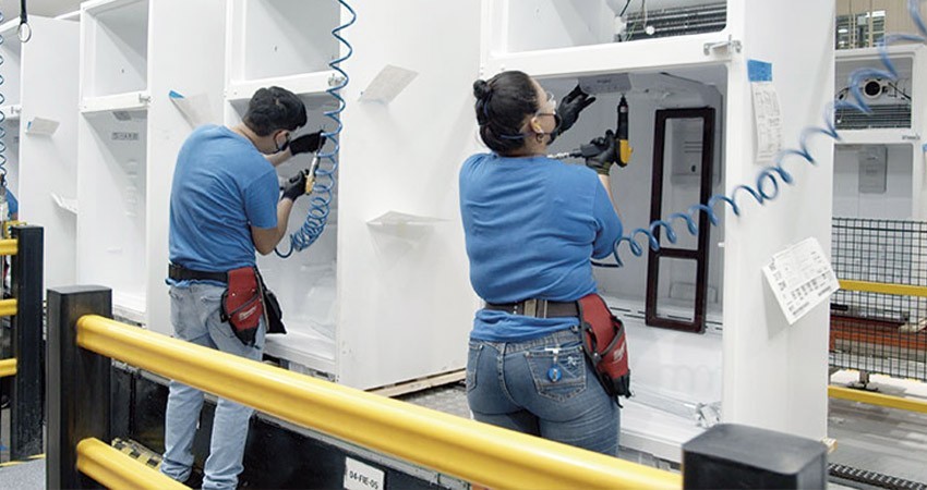 México destaca como el quinto mayor productor de electrodomésticos en el mundo