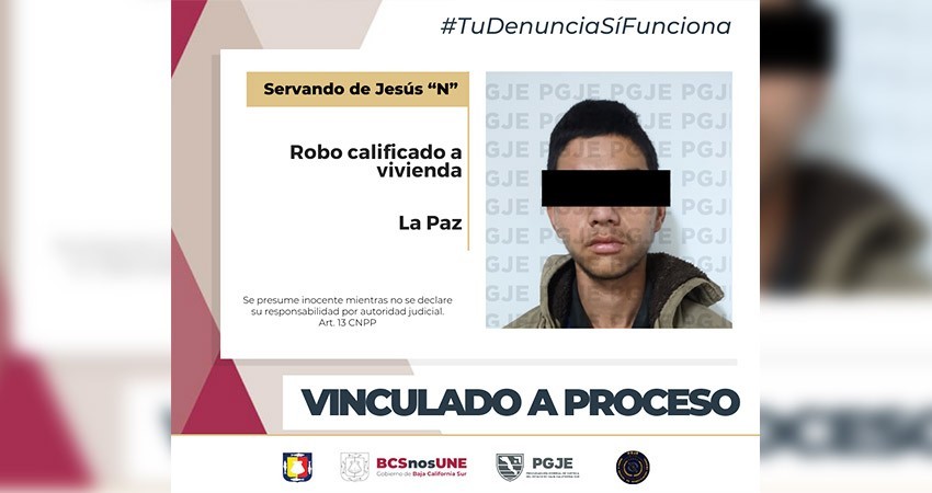 Queda vinculado a proceso Jesús “N” por robo a vivienda