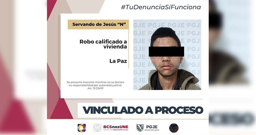 Queda vinculado a proceso Jesús “N” por robo a vivienda