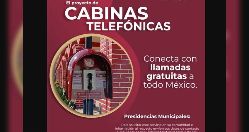 CFE instalará cabinas telefónicas para hacer llamadas gratis