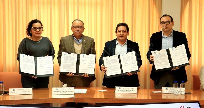 UABCS e IEE firman convenio para el monitoreo conjunto de medios y análisis del proceso electoral