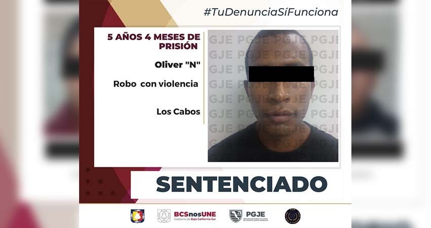 Oliver “N” pasará más de 5 años en prisión por robo con violencia