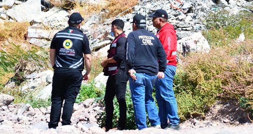 Supervisan zonas de riesgo en La Paz por temporada de lluvias