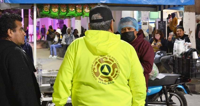 Supervisa Protección Civil 336 puestos instalados en el Carnaval La Paz