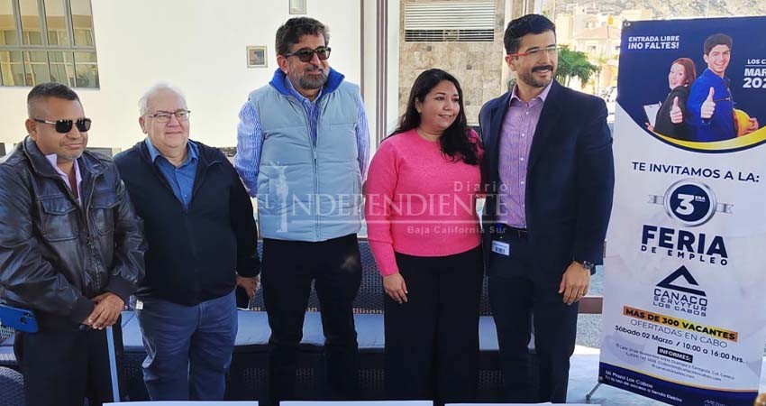 Ofrece CANACO tercera feria del empleo en Los Cabos