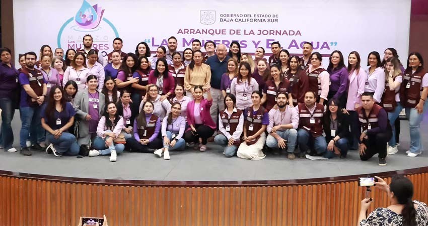 Pone en marcha el gobernador Castro Cosío la jornada “Marzo, las mujeres y el agua”
