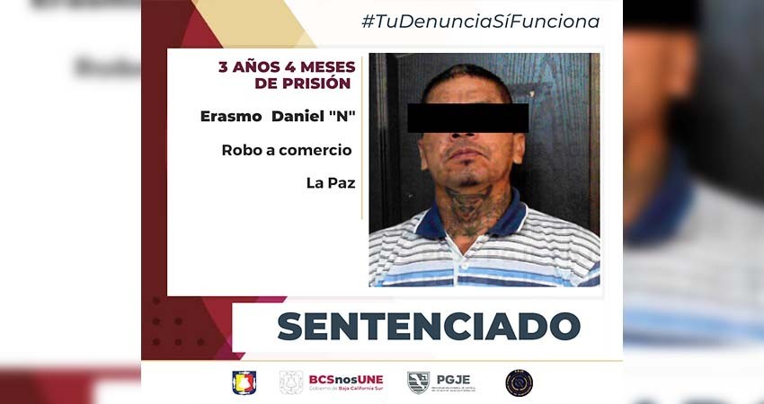 Pasará 3 años de prisión Daniel “N” por el delito de robo