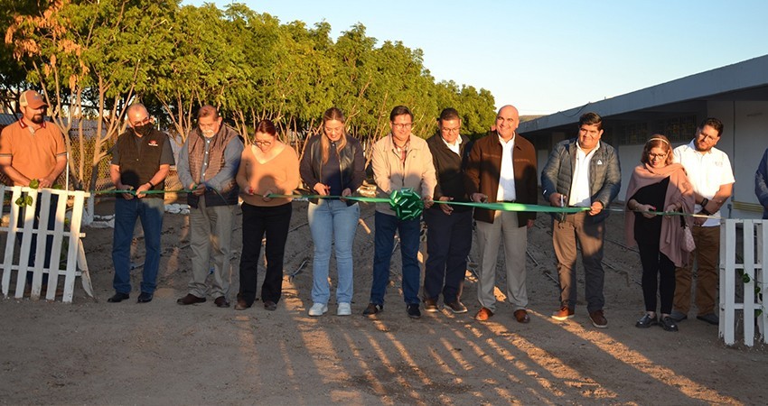 ICATEBCS inaugura su primer huerto sustentable “Dejando huella en ti”