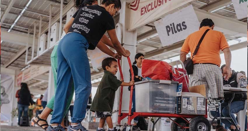 Recolectan más de 500 kilos de residuos en la jornada de acopio “Más Que Reciclar”