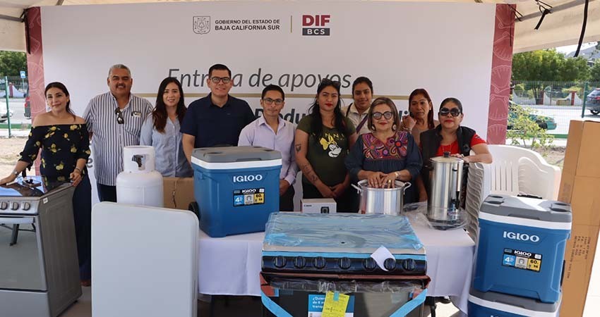 Realiza SEDIF entrega de apoyos a emprendedores y micronegocios de BCS