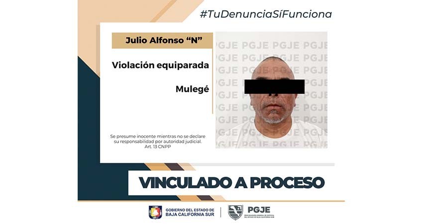 Por violación equiparada, Alonso “N” quedó vinculado a proceso y en prisión preventiva
