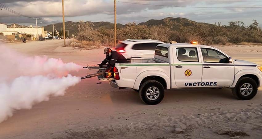 Inicia la tercera jornada de fumigación contra dengue en Los Cabos