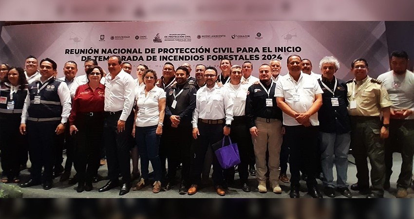 Coordinan autoridades de protección civil inicio de temporada de incendios forestales