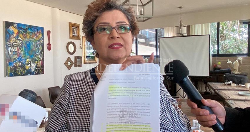 Niega María Luisa Ojeda retiro de sentencia de la TEE a Rentería: "Solo pidieron una revisión"